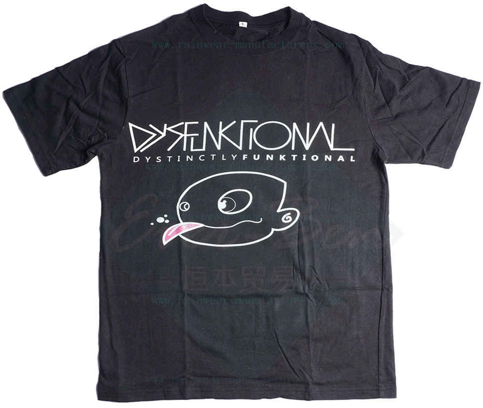 Black Printing Promotional T shirts